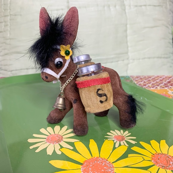 MCM Enesco Flocked Donkey S&P - Picture 10 of 10